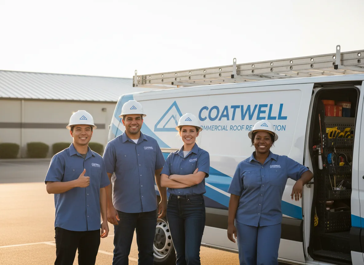 Commercial roof coating company in Burr Oak, MI